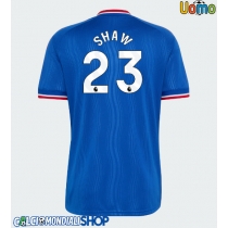 Maglie da calcio Manchester United Luke Shaw #23 Seconda Maglia 2026-27 Manica Corta